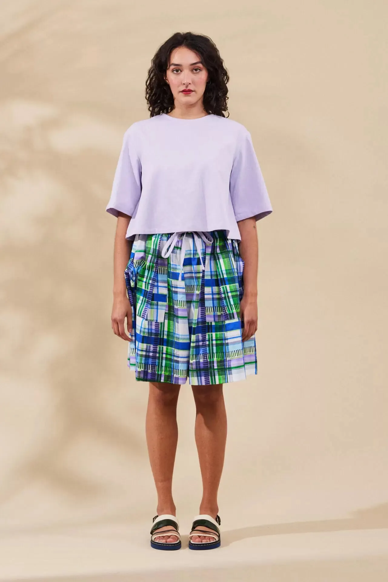 Nina Culotte - Holiday Check | Wolf & Mishka | FINAL SALE