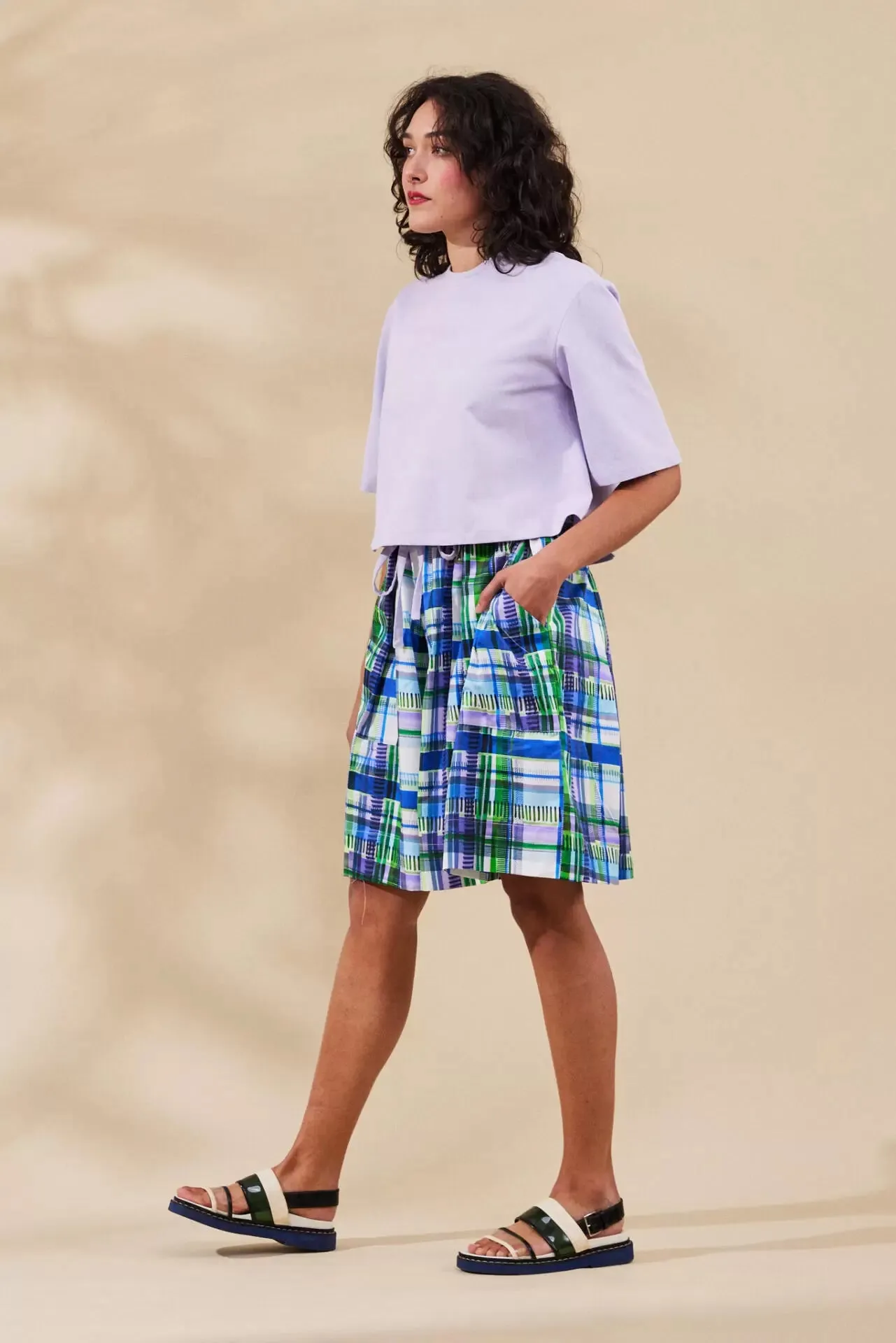 Nina Culotte - Holiday Check | Wolf & Mishka | FINAL SALE
