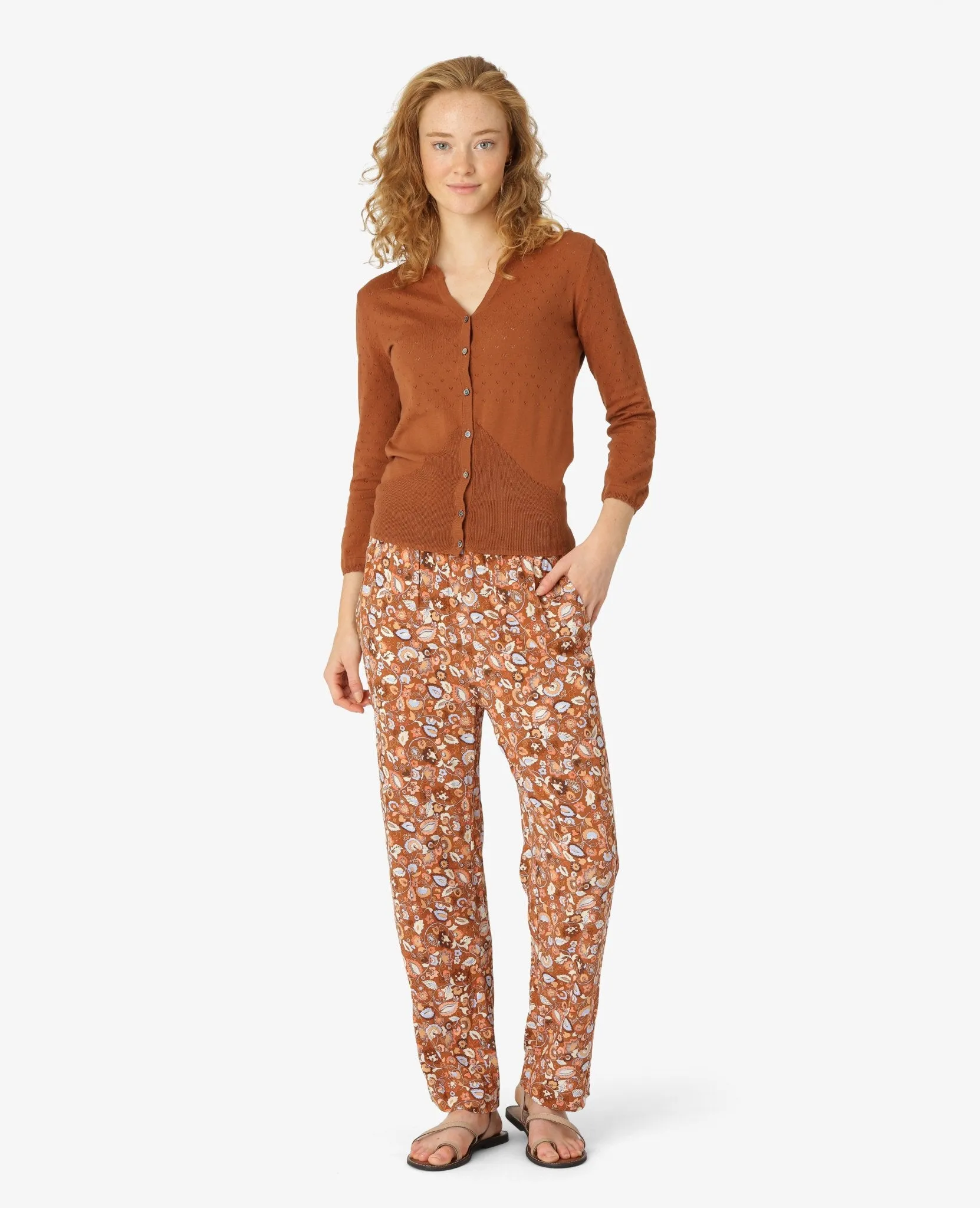 NOSTALGIC VISCOSE TROUSERS