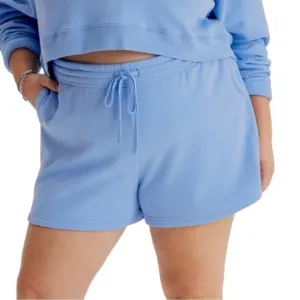 NWOT Girlfriend Collective Bluejay 50/50 Sweat Short