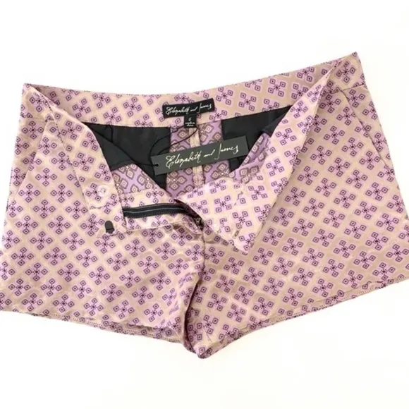 NWT Elizabeth and James Tristan Jacquard Shorts 6