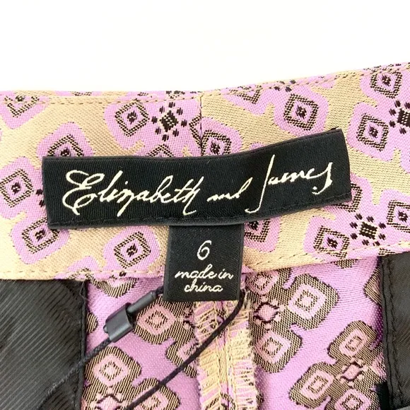 NWT Elizabeth and James Tristan Jacquard Shorts 6