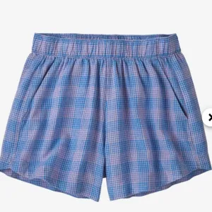 NWT Patagonia Women’s Garden Island Shorts Hemp Mauve 3.5&quot; Plaid sz M or L avail