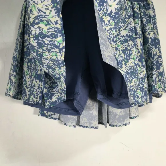 Offline Floral Better Luck Next Time Skort, Women's Size XS - Blue/Multi