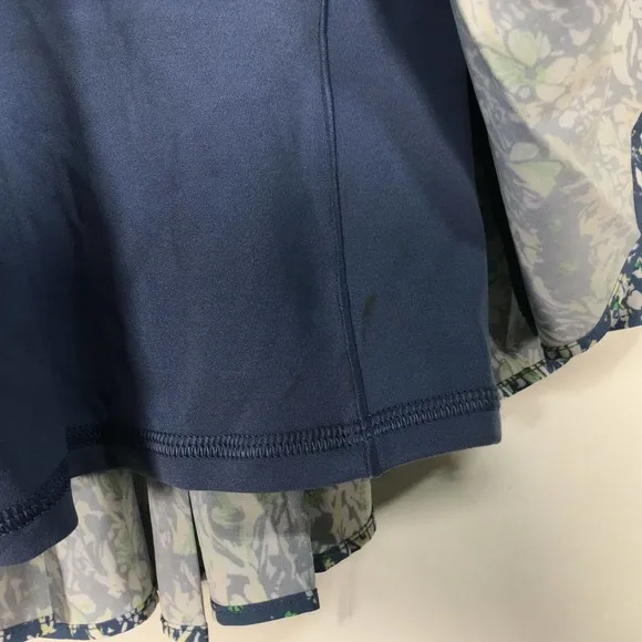 Offline Floral Better Luck Next Time Skort, Women's Size XS - Blue/Multi