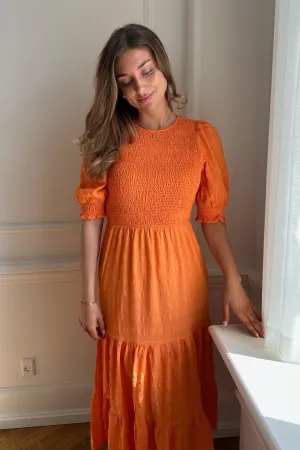 ONLThalia Smock Kjole - Orange