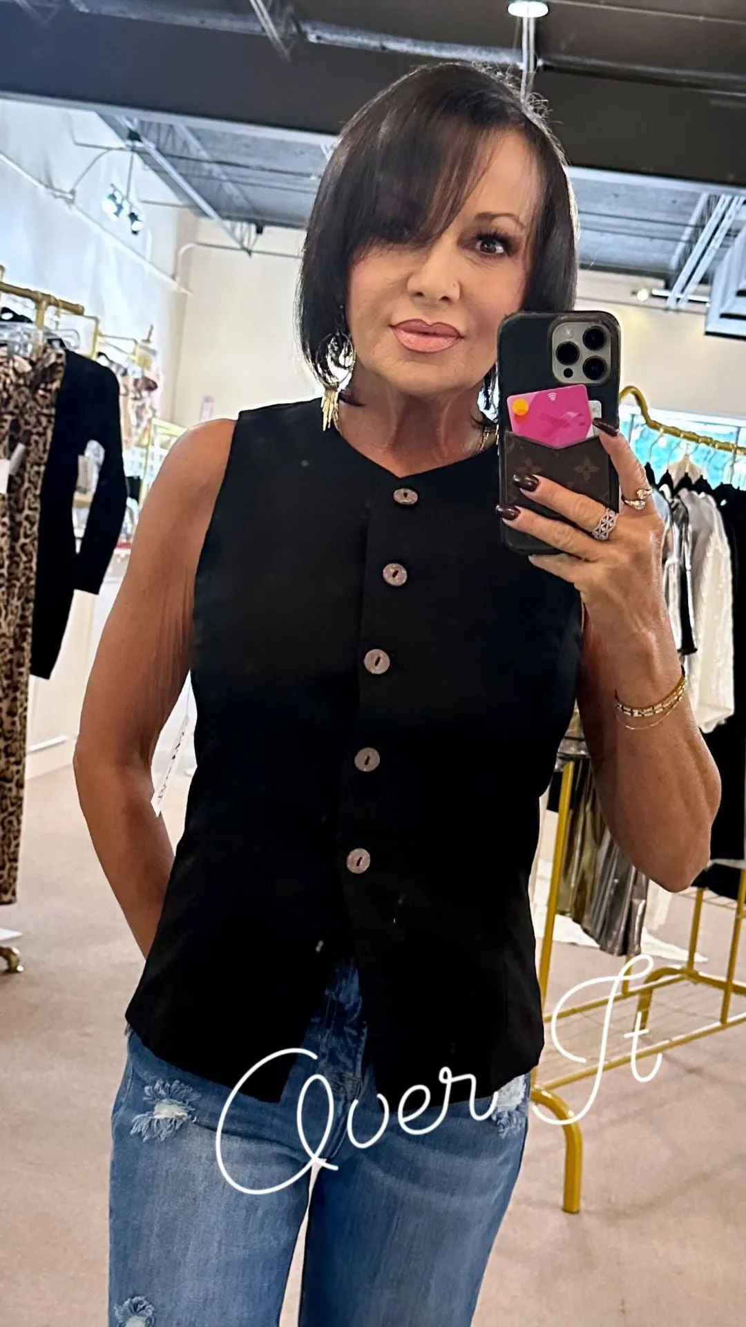 Over It waistcoat top