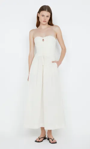 PALMER STRAPLESS MAXI DRESS - IVORY