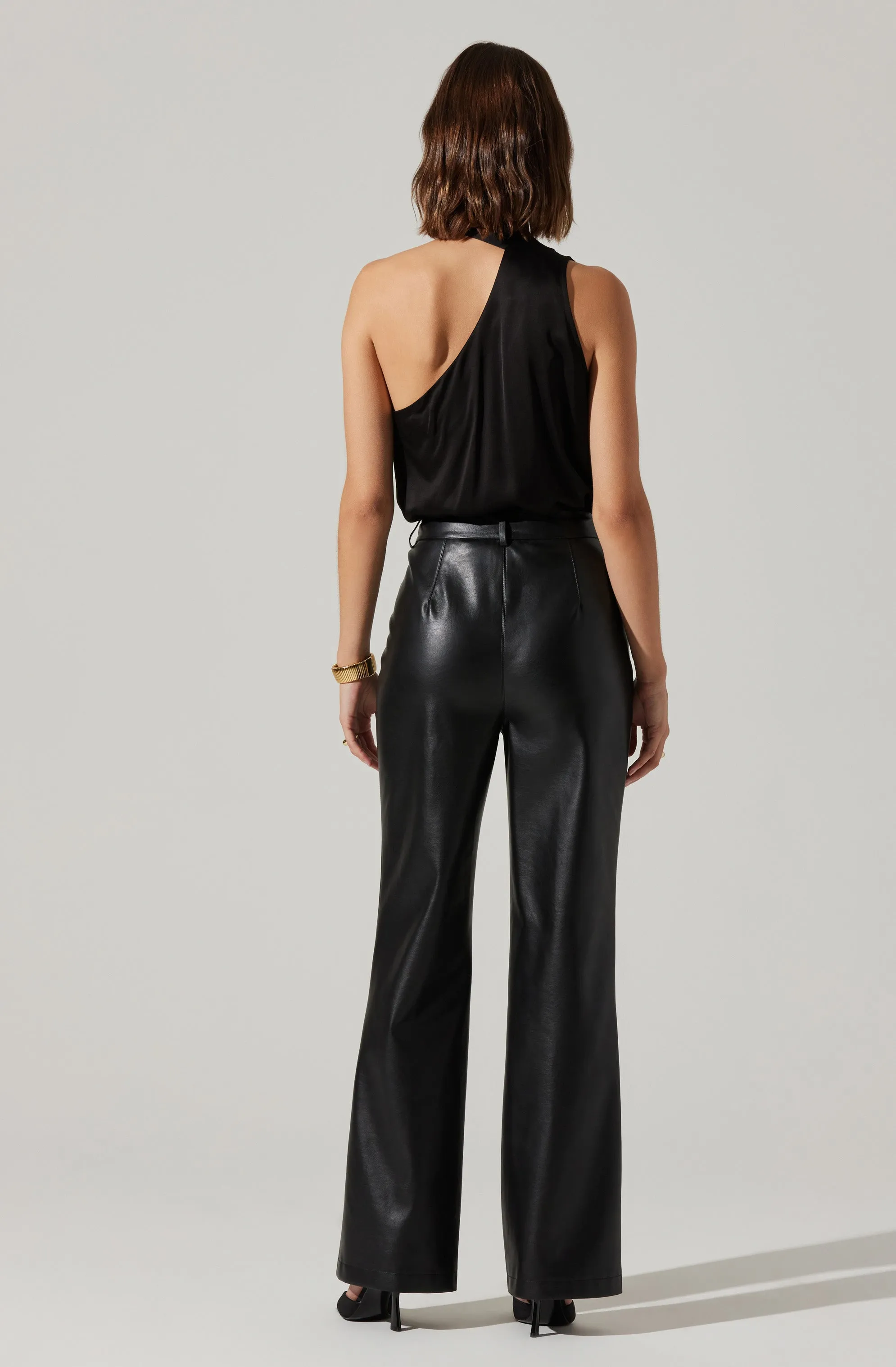 Partia Scarf Detail Asymmetric Top