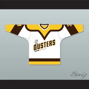 Paul Stewart 3 Binghamton Broome Dusters White Hockey Jersey