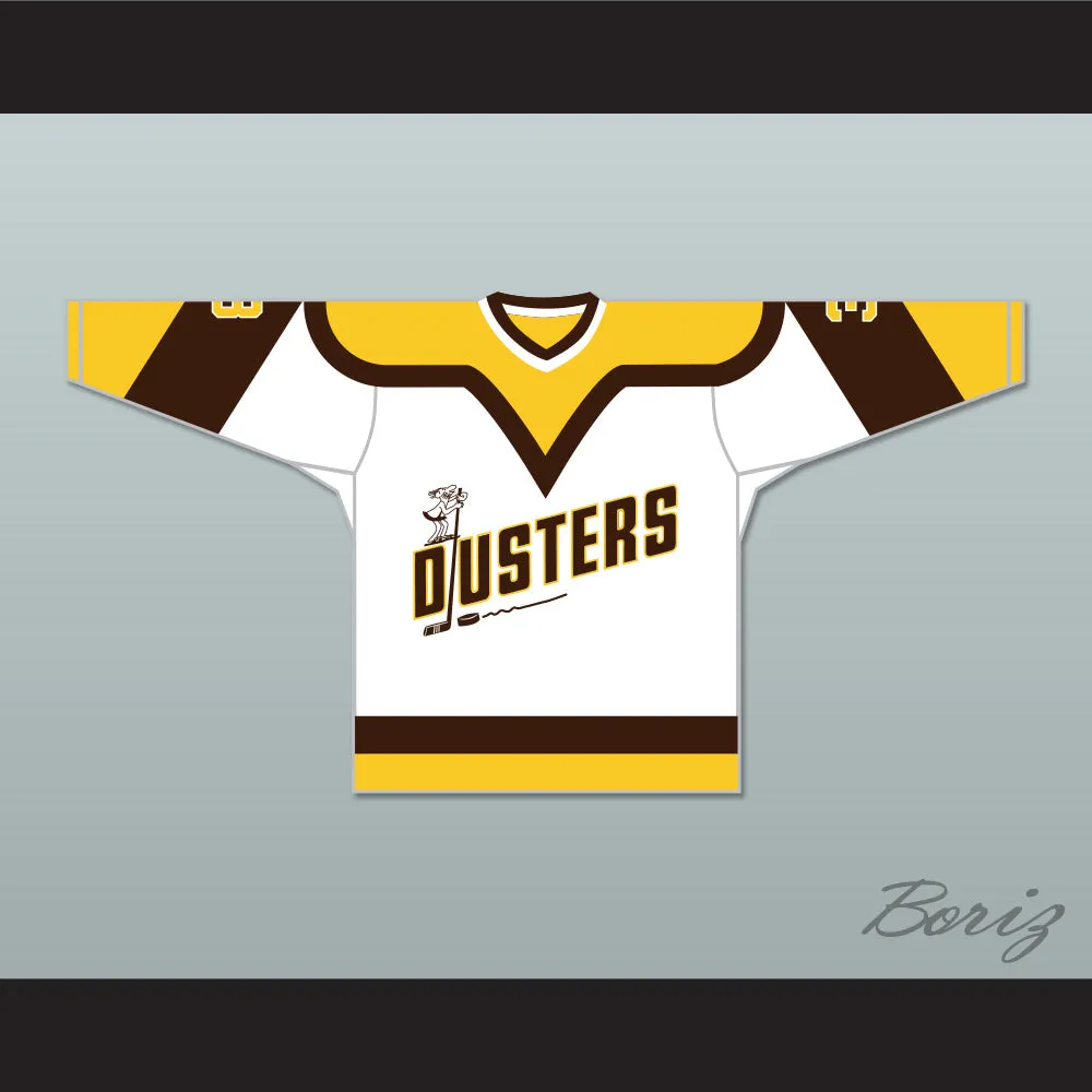 Paul Stewart 3 Binghamton Broome Dusters White Hockey Jersey