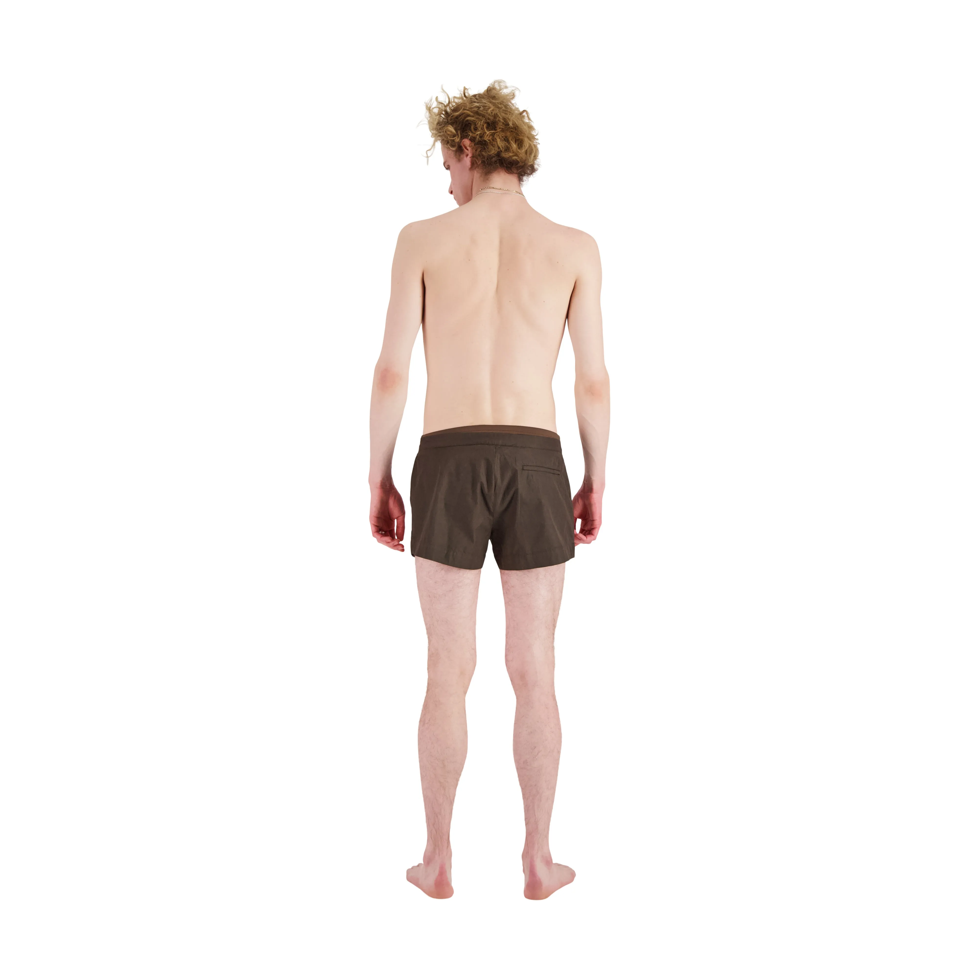 Paul Swim Shorts Dark Chocolate Brown