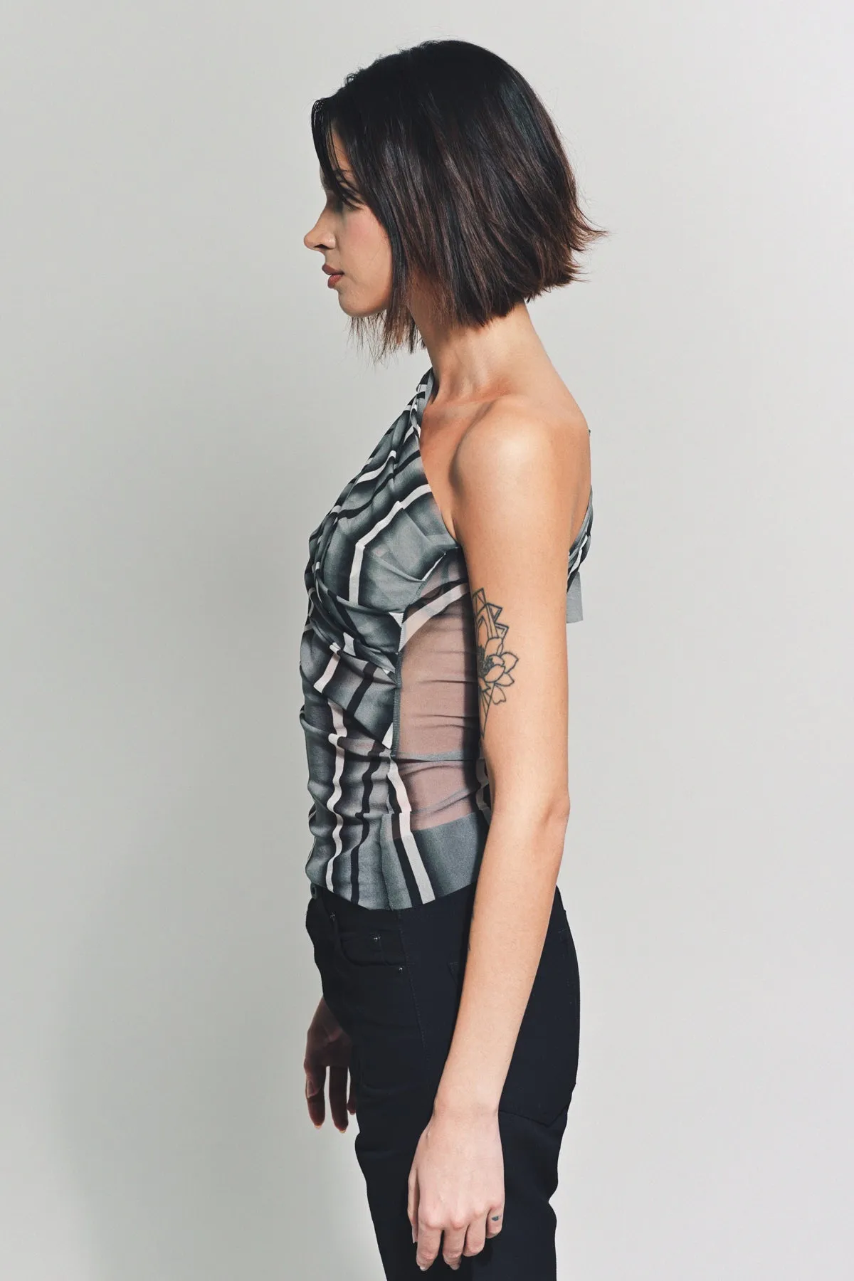 PAULA CANOVAS DEL VAS | SLEEVELESS MESH TOP