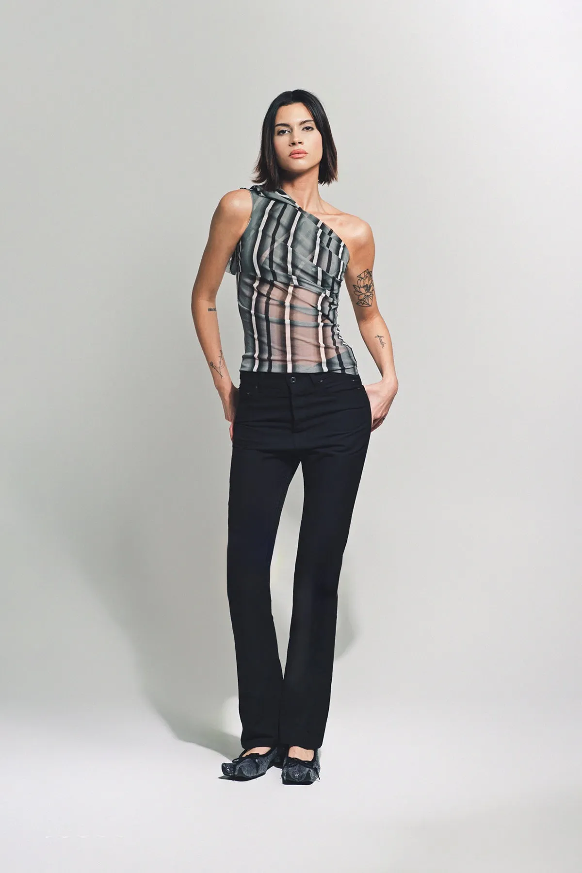 PAULA CANOVAS DEL VAS | SLEEVELESS MESH TOP