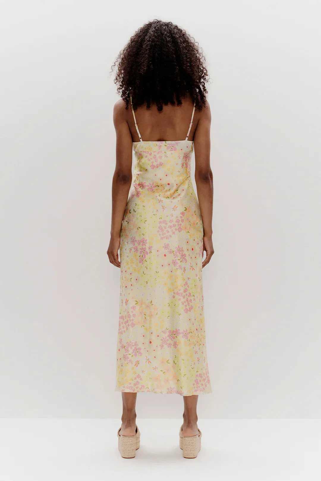 Penelope Slip Dress Garden Party