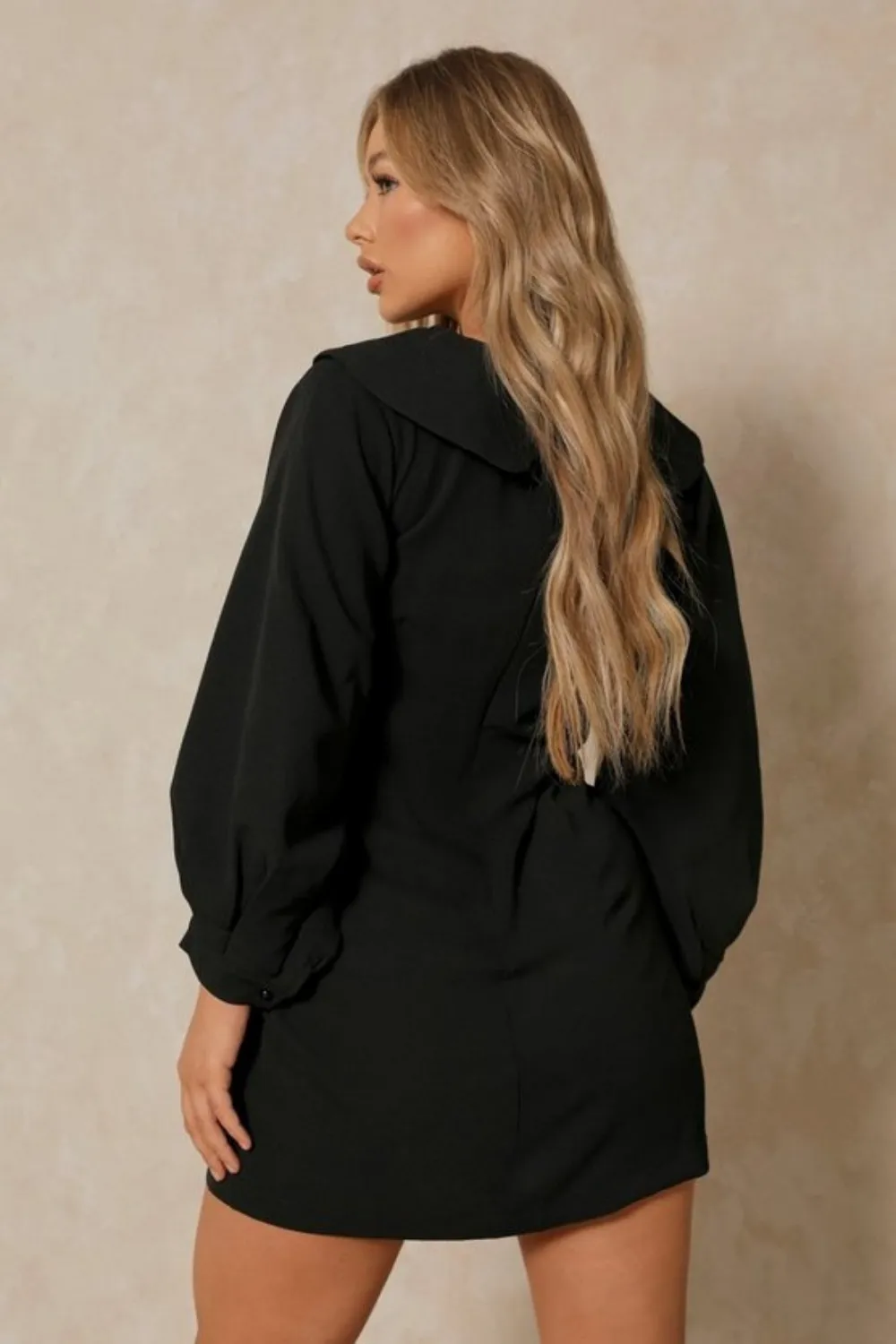 Peter Pan Collar Smock Dress
