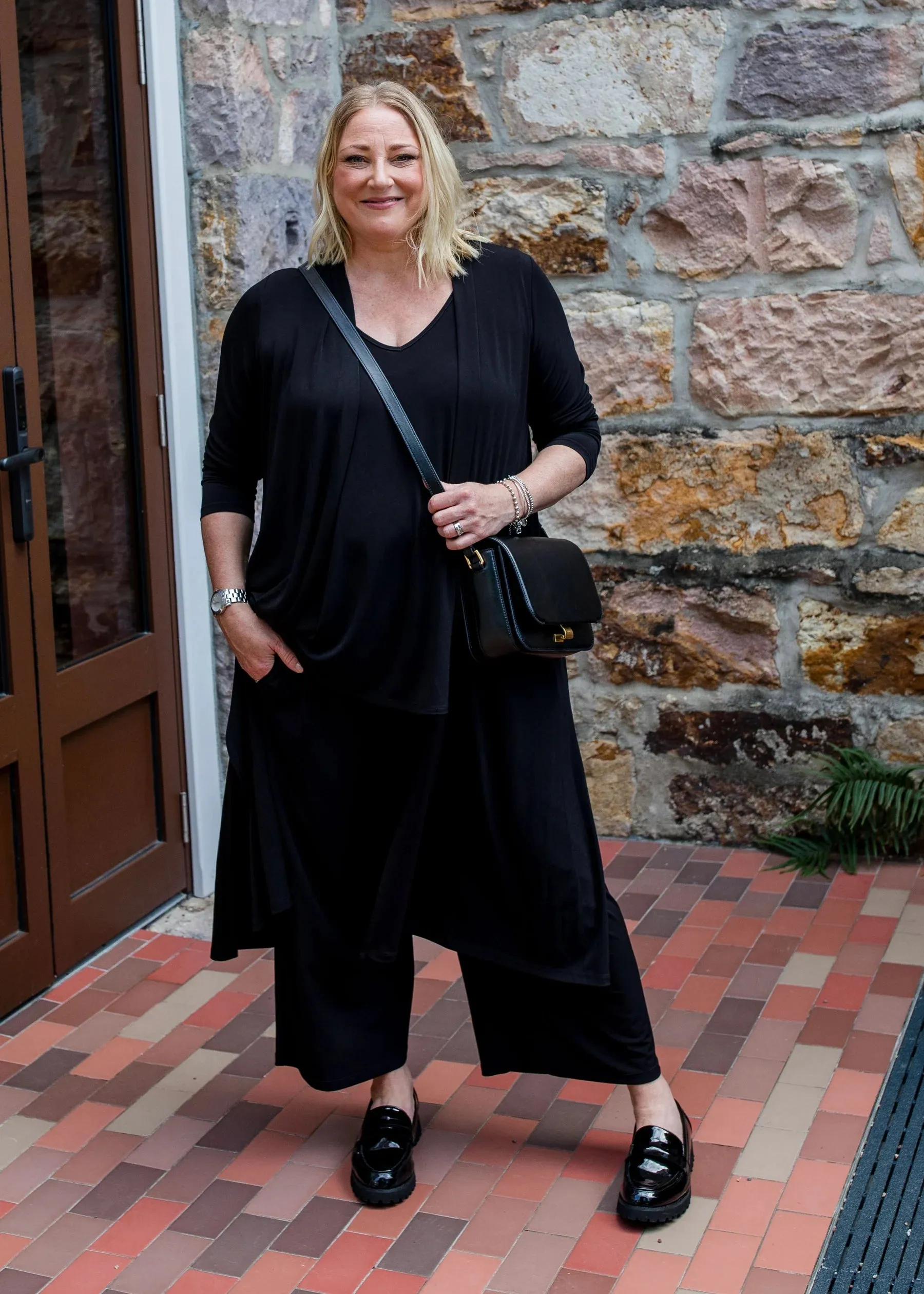 Philosophy Australia - Lundie 7/8 Culotte Pant Black