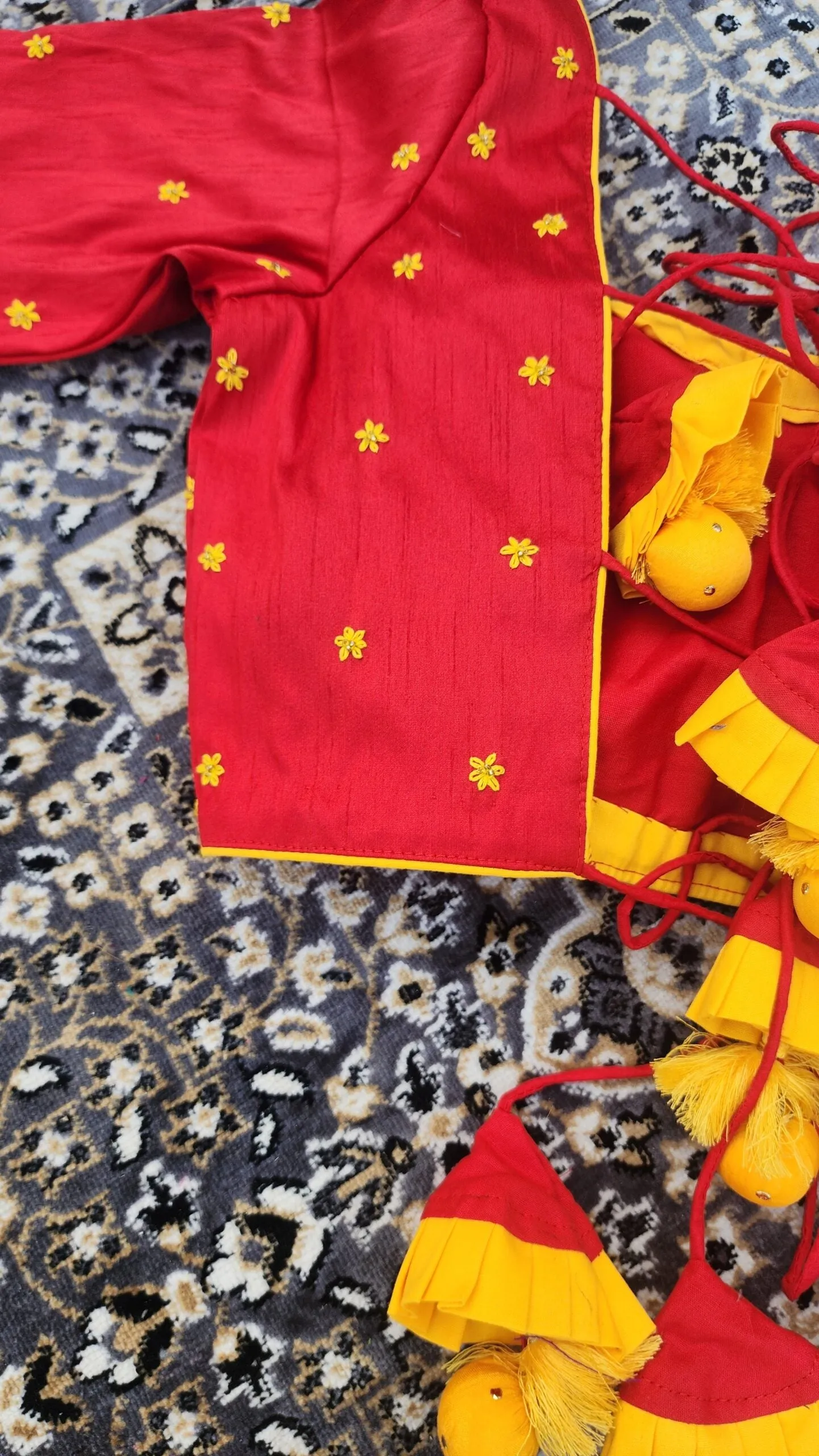 PHULWA BLOUSE (RED)