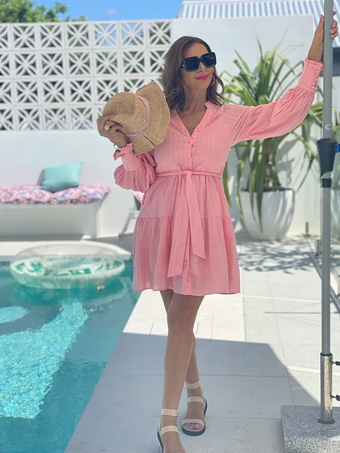 Pink Smock Dress