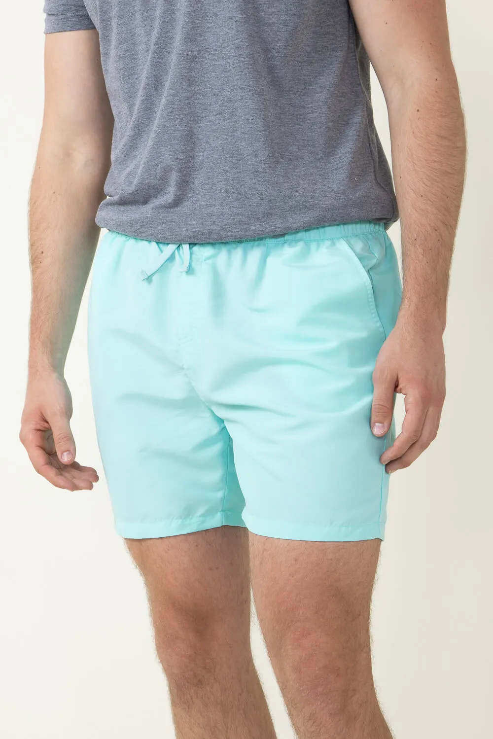 Polyester Volley Shorts for Men in Blue | SB33 BLUE