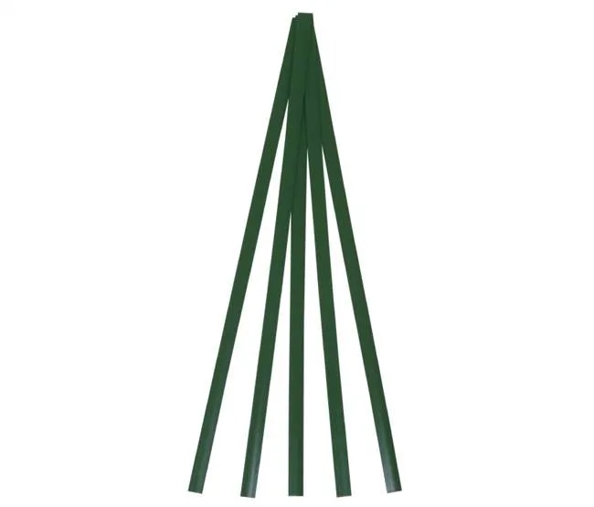 Polyvance R04-04-01-GN Green LDPE Polyethylene Flat Stick, 5', 3/8" x 1/16"