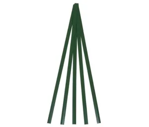 Polyvance R04-04-01-GN Green LDPE Polyethylene Flat Stick, 5', 3/8" x 1/16"