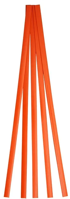 Polyvance R04-04-01-OR Orange LDPE Polyethylene Flat Stick, 5', 3/" x 1/16"