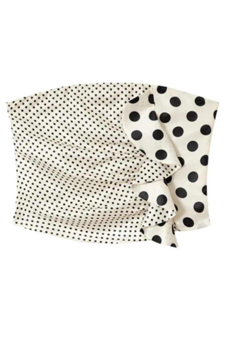 [Pre-sale] Polka Flip Drama Tube Top