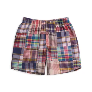 Printed Boy's Play Short -- Lawson Madras
