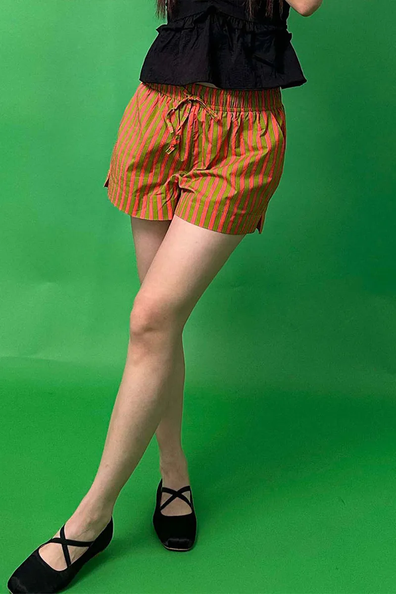 PS3365 Stripe Casual Shorts Pant