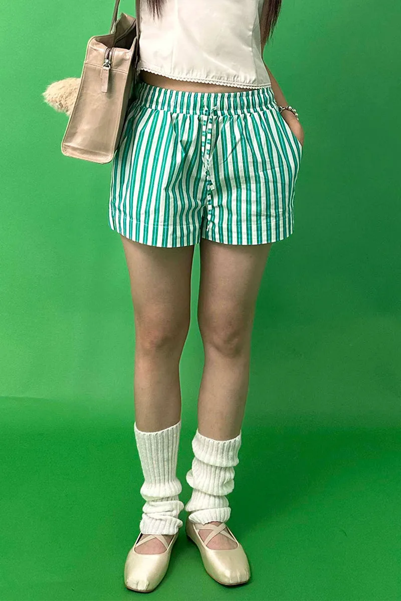 PS3365 Stripe Casual Shorts Pant