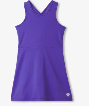 Purple Opulence A-Line Dress
