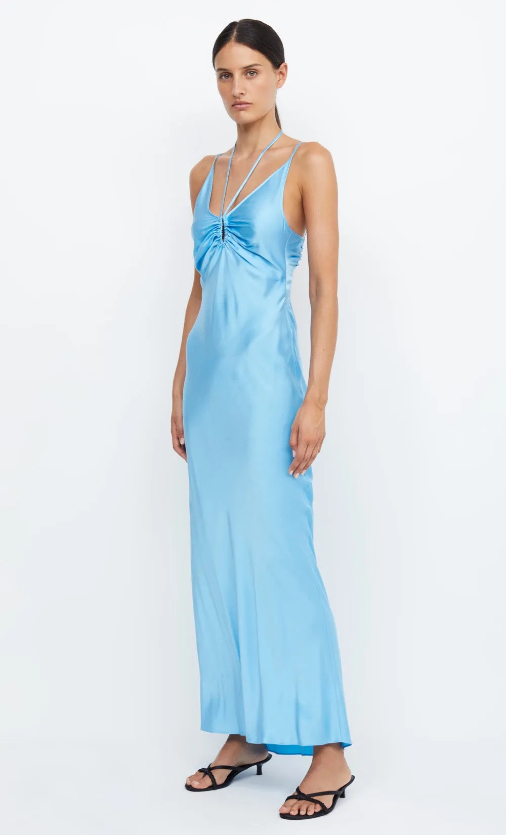 QUINN MAXI DRESS - TOPAZ BLUE