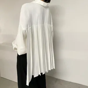 Racquel Pleated Back Top