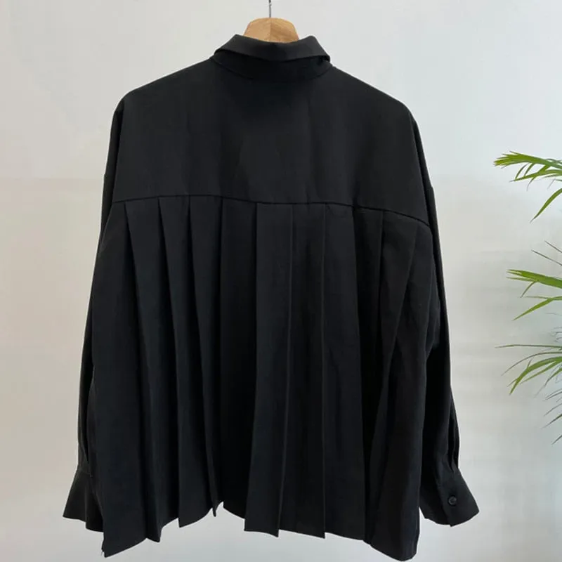 Racquel Pleated Back Top