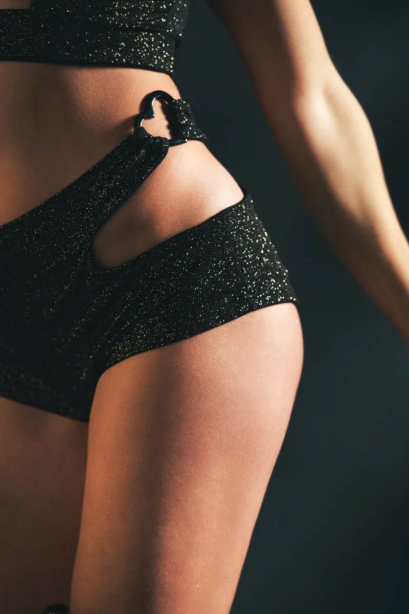 RAD Inamorata Bottoms - Black/Gold Glitter