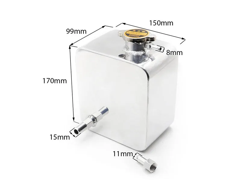 Radiator Coolant Recovery Overflow Expansion Tank 2.5L