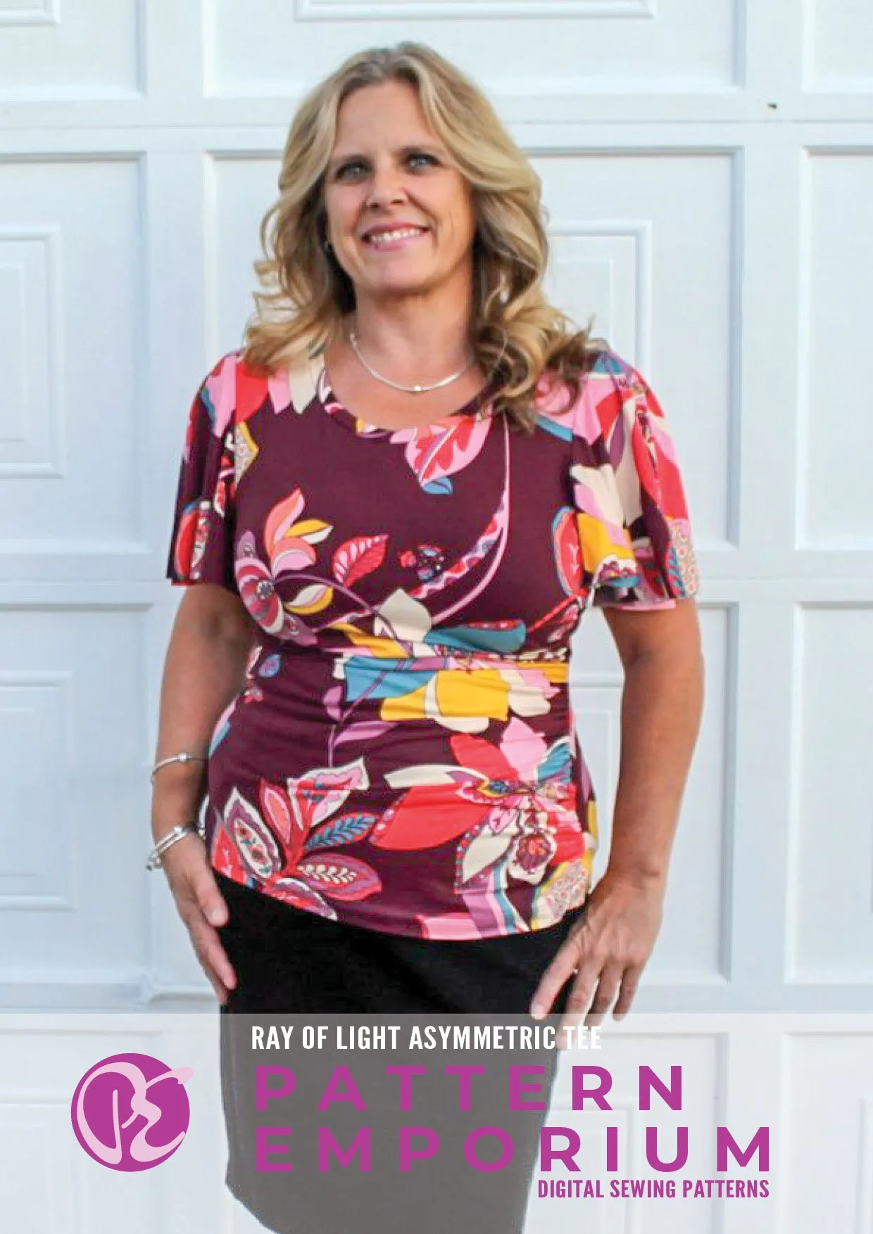 Ray of Light | Asymmetric Fitted Tee Sewing Pattern