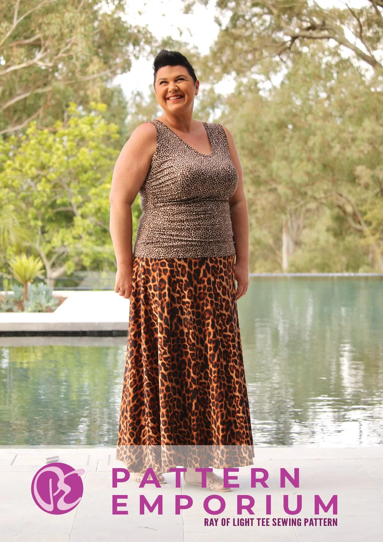 Ray of Light | Asymmetric Fitted Tee Sewing Pattern