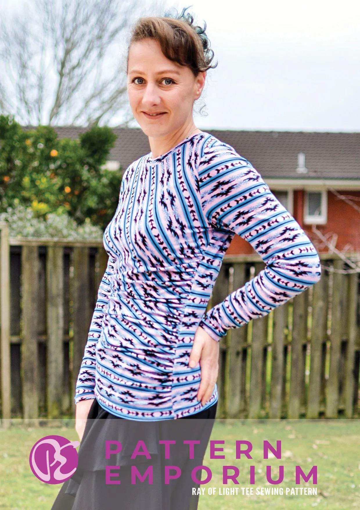Ray of Light | Asymmetric Fitted Tee Sewing Pattern