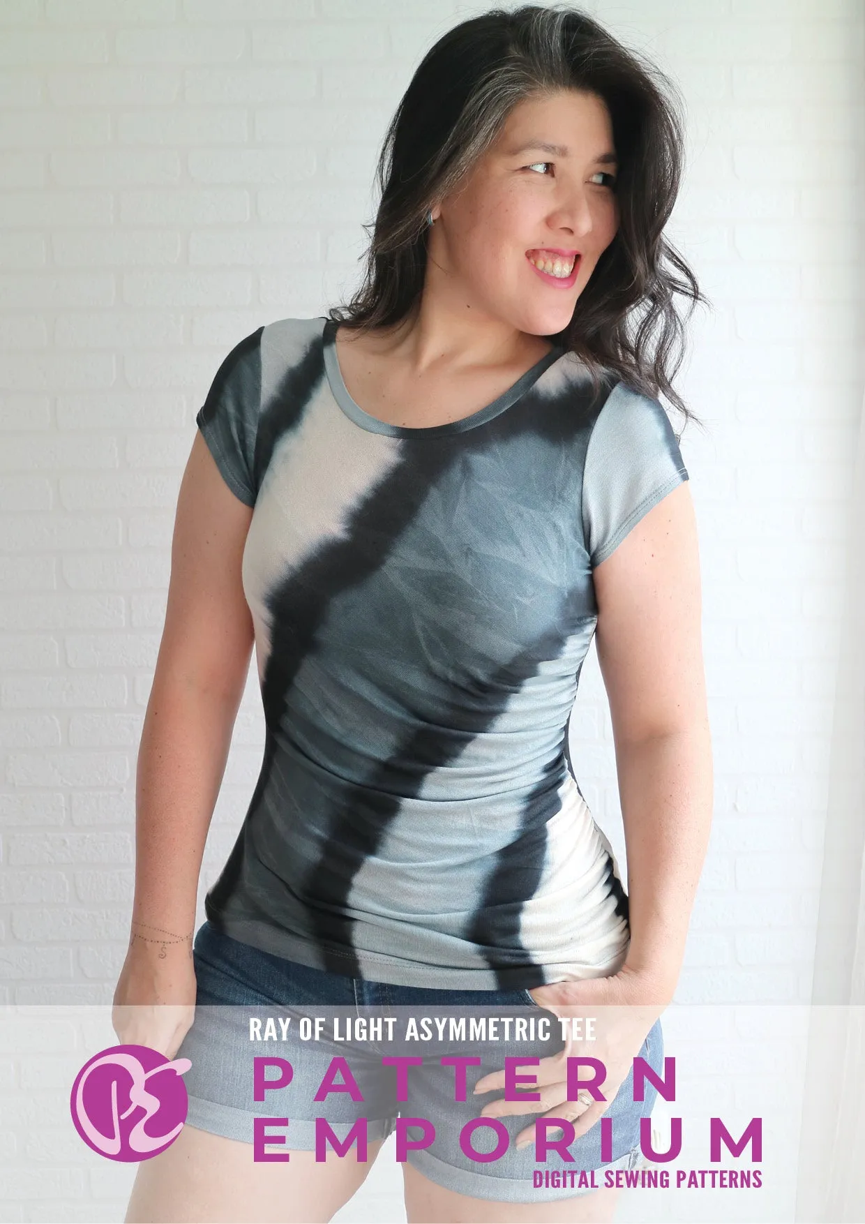 Ray of Light | Asymmetric Fitted Tee Sewing Pattern