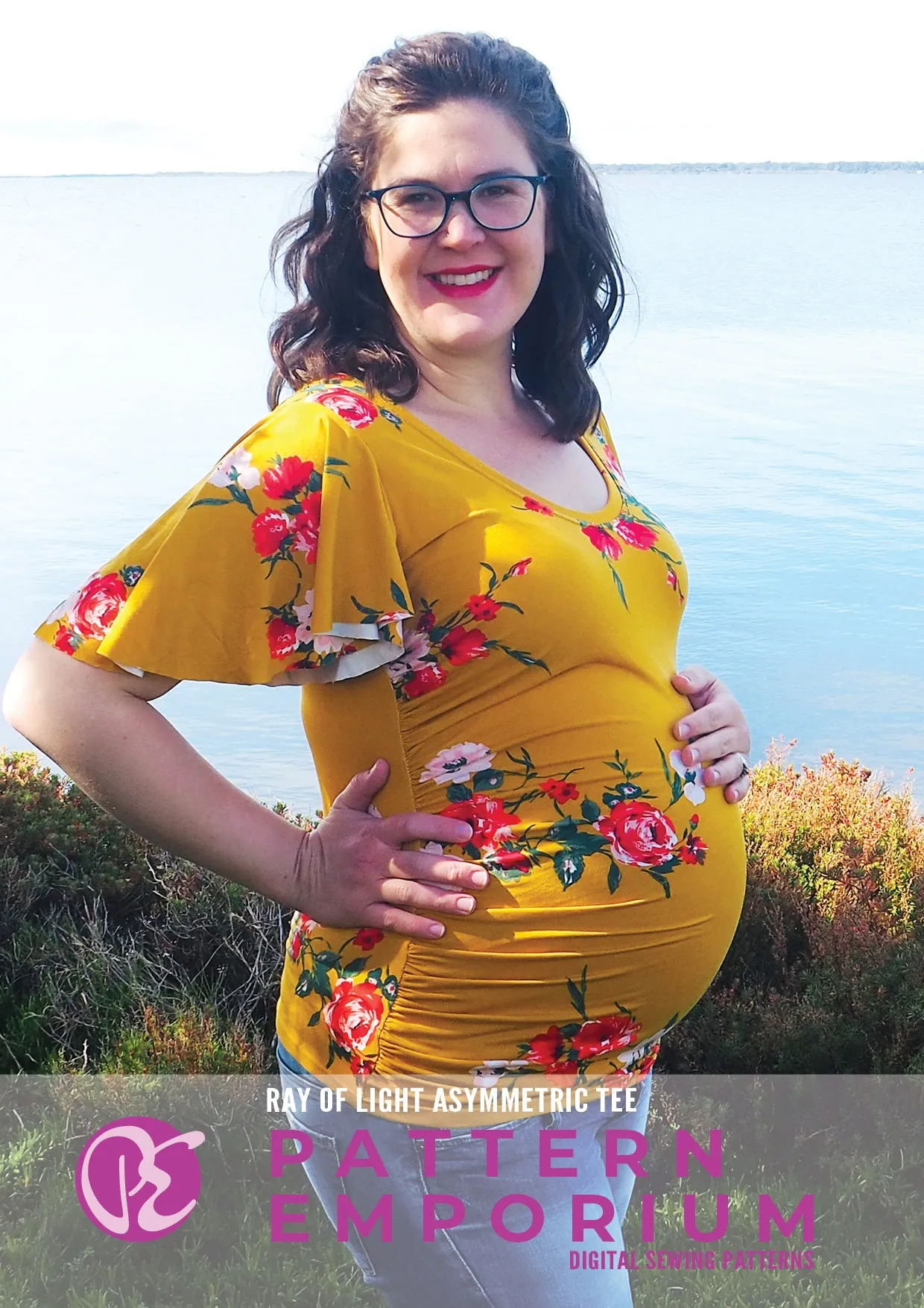 Ray of Light | Asymmetric Fitted Tee Sewing Pattern