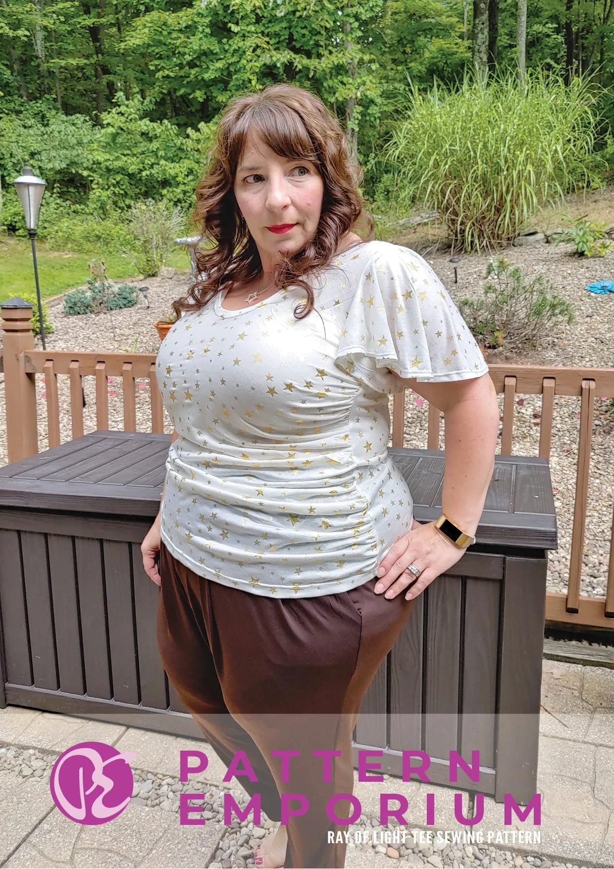 Ray of Light | Asymmetric Fitted Tee Sewing Pattern