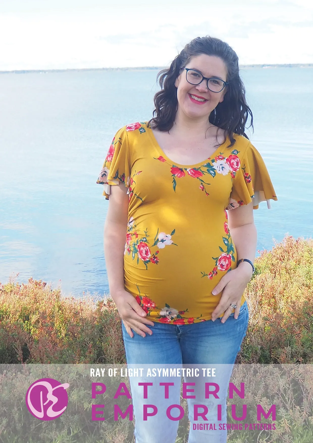 Ray of Light | Asymmetric Fitted Tee Sewing Pattern