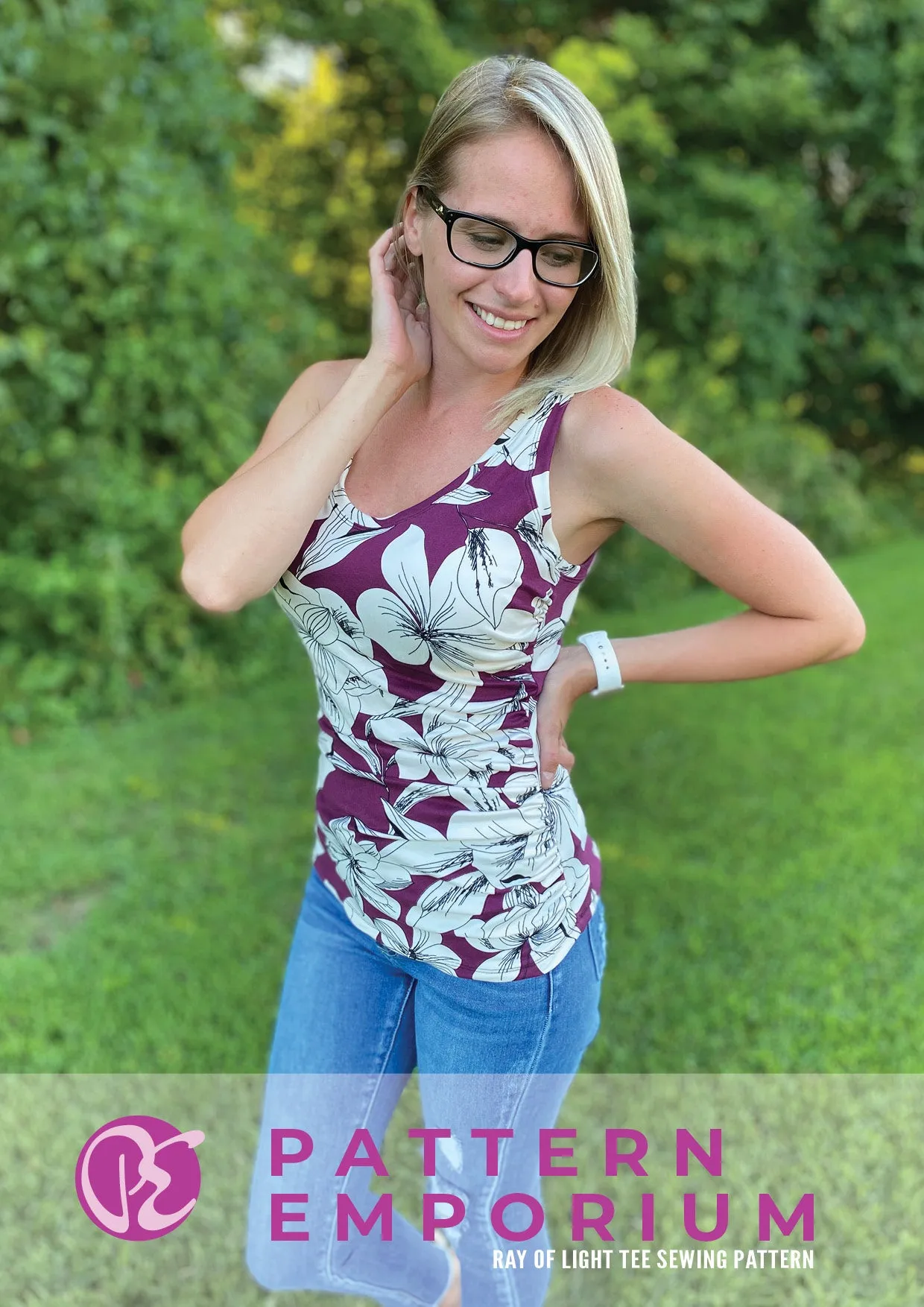 Ray of Light | Asymmetric Fitted Tee Sewing Pattern