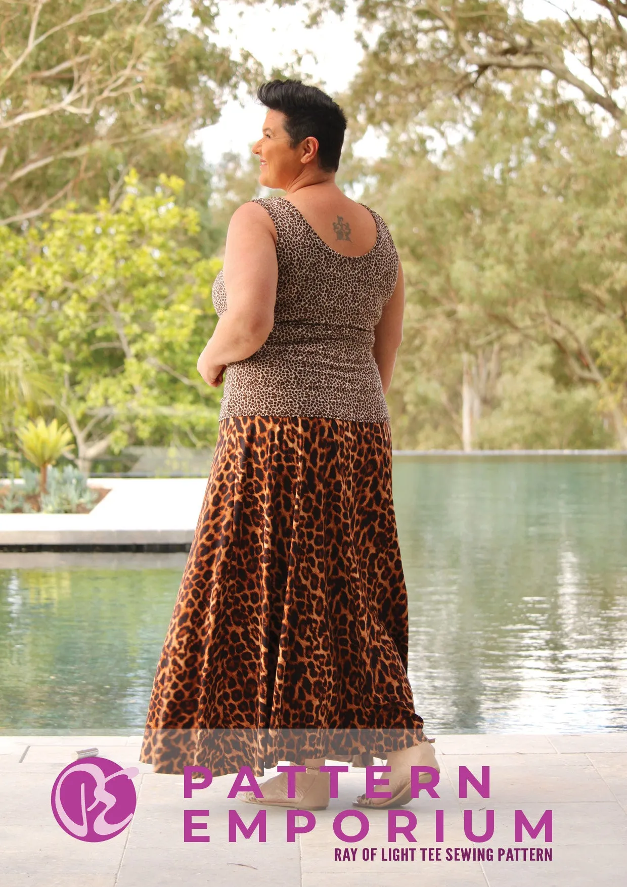 Ray of Light | Asymmetric Fitted Tee Sewing Pattern