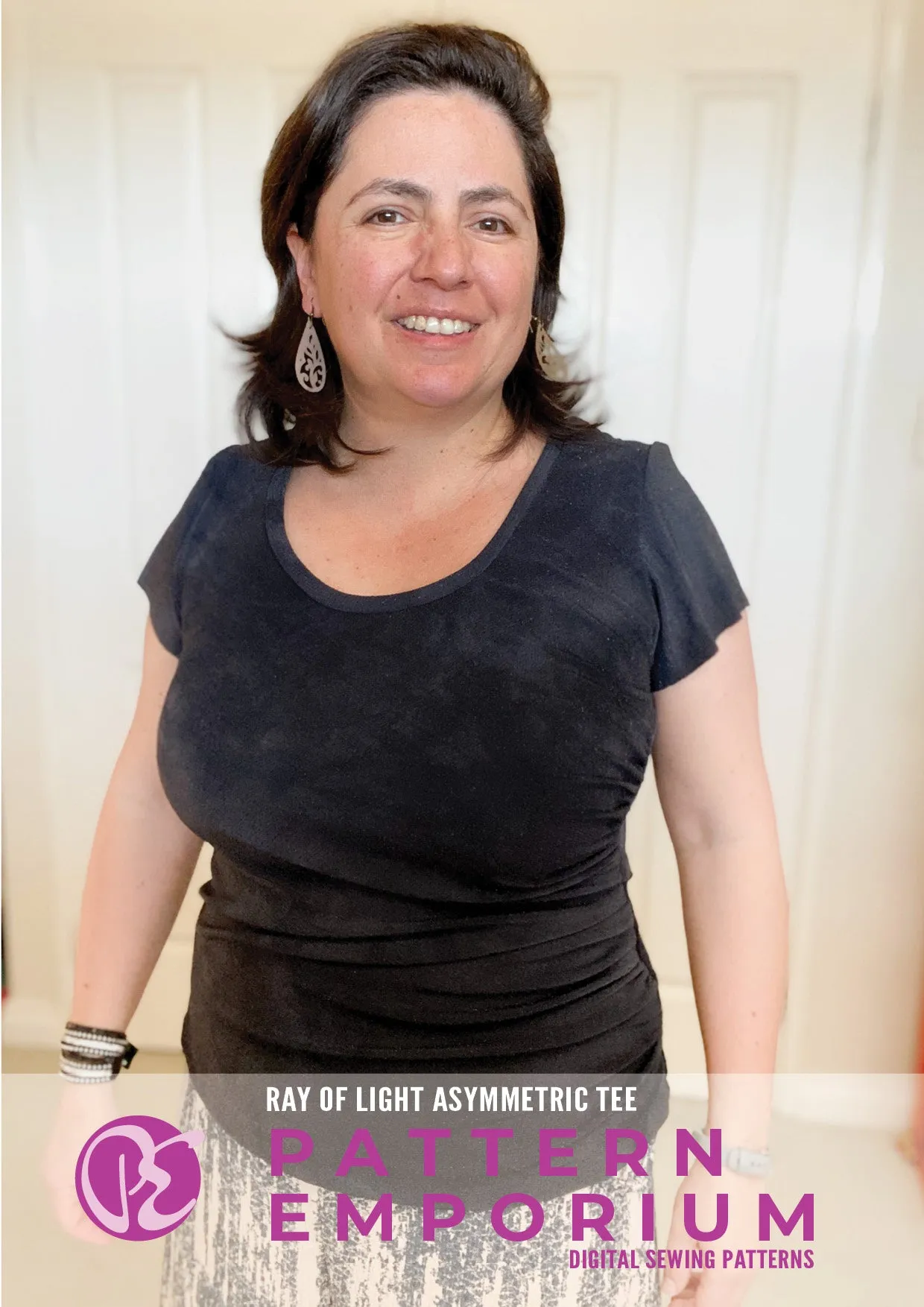 Ray of Light | Asymmetric Fitted Tee Sewing Pattern