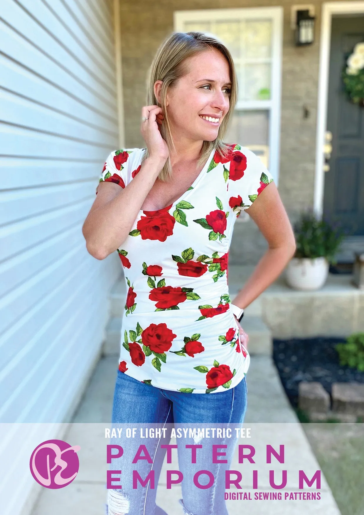 Ray of Light | Asymmetric Fitted Tee Sewing Pattern