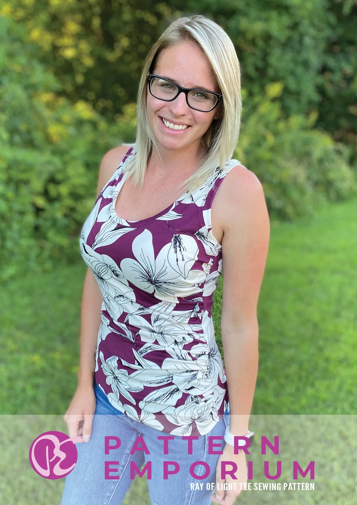 Ray of Light | Asymmetric Fitted Tee Sewing Pattern
