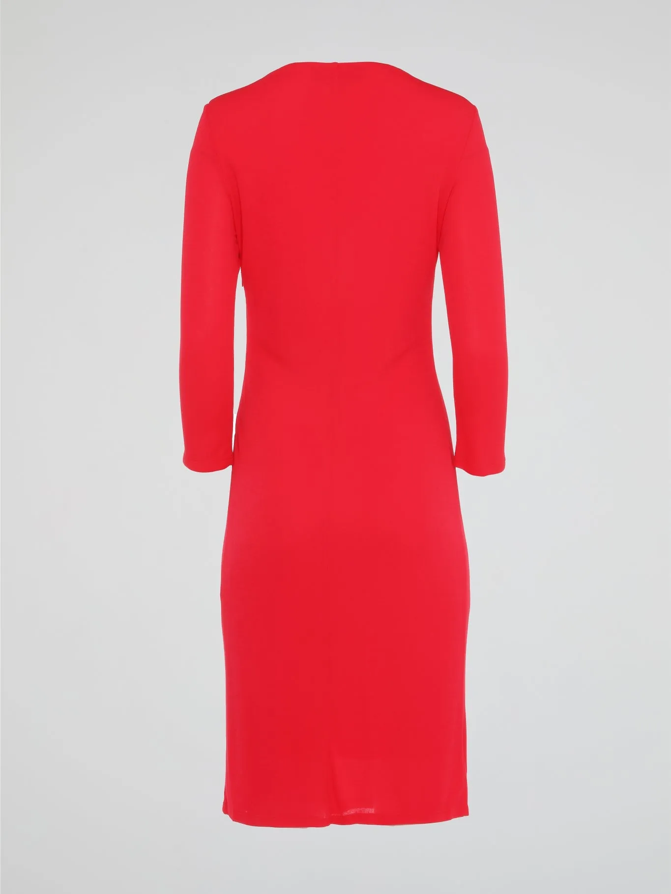 Red Keyhole Dress
